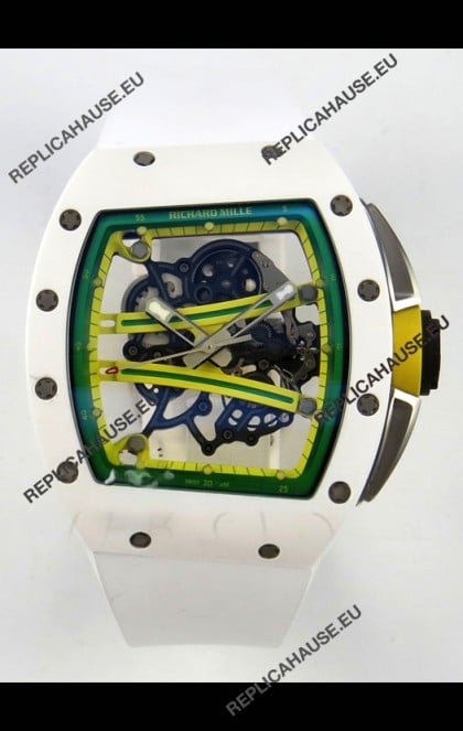 Richard Mille Super Clone RM061 Ceramic RMUL2 Edition Watch Green Dial