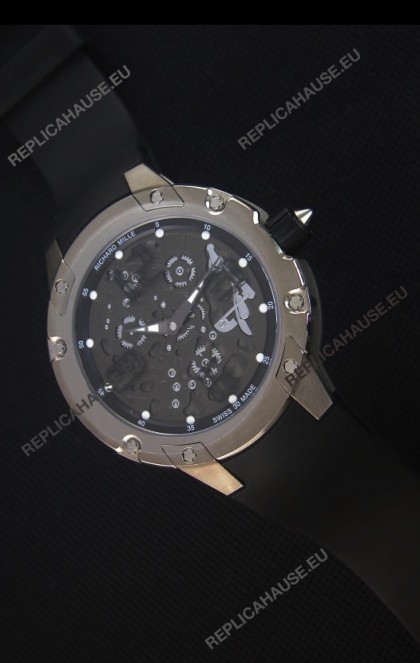 Richard Mille RM033 Extra Flat Edition Titanium Swiss Replica Watch Arabic Numerals