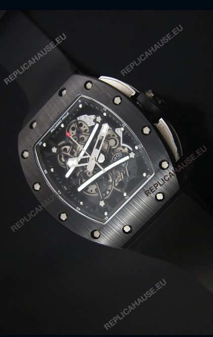 Richard Mille RM061 Ceramic Case Swiss Black Bezel Replica Watch