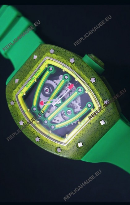 Richard Mille RM059 Yohan Blake Edition Swiss Replica Watch in Yellow Bezel