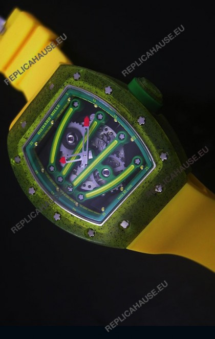 Richard Mille RM059 Yohan Blake Edition Swiss Replica Watch in Green Bezel
