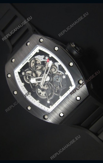 Richard Mille RM055 Ceramic Case Watch in White Inner Bezel