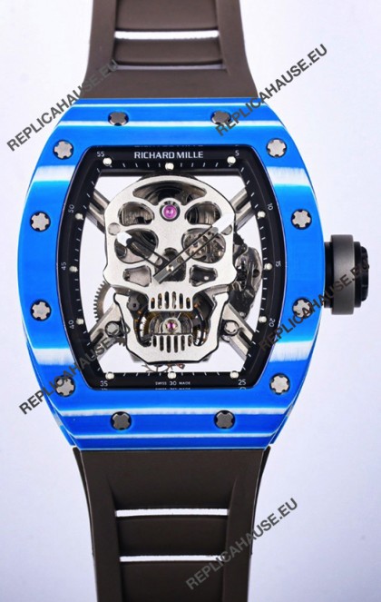 Richard Mille RM052-1 Tourbillon in Blue NTPT Carbon Casing - 1:1 Mirror Quality