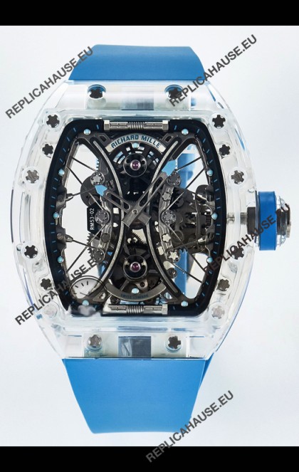 Richard Mille Super Clone RM53-01 Pablo Mac Donough Sapphire Casing with Original Tourbillon Movement