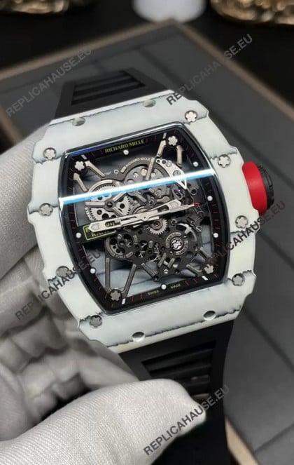 Richard Mille RM35-01 Rafael Nadal Carbon Fiber Casing with Genuine Tourbillon Super Clone Watch