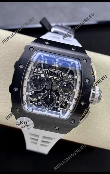 Richard Mille RM11-03 Titanium/Black Ceramic 1:1 Mirror Quality Swiss Replica Watch