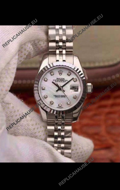 Rolex Datejust Ladies 28MM Cal.3135 Movement Swiss Replica in 904L Steel Casing