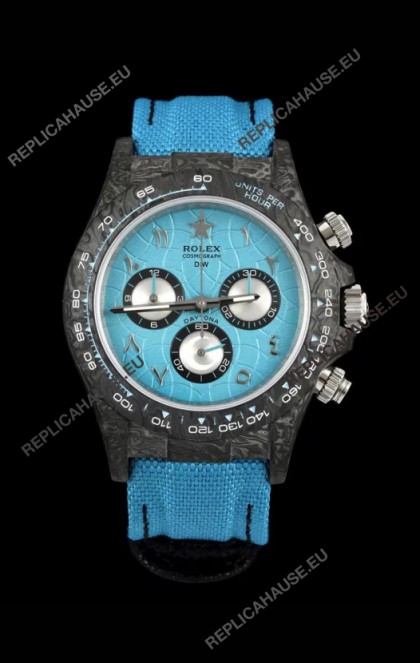Rolex Daytona DiW Ramadan Edition Watch - Forged Cabon Casing 1:1 Mirror Replica