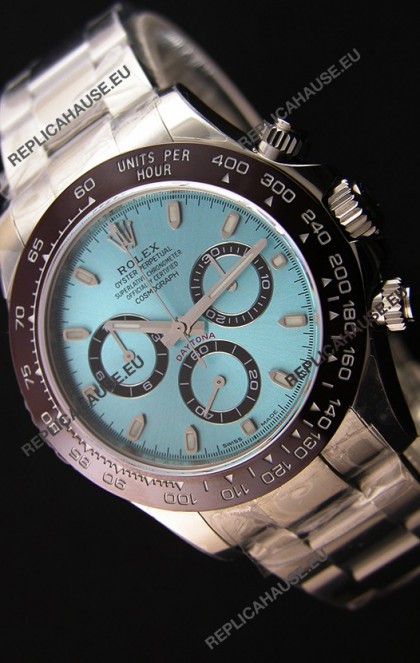 Rolex Cosmograph Daytona 116506 ICE BLUE Dial Original Cal.4130 Movement - Ultimate 904L Steel Watch 