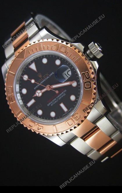 Rolex Yacht-Master 40 Everose Gold Swiss Replica Watch with 2836-2 Movement 