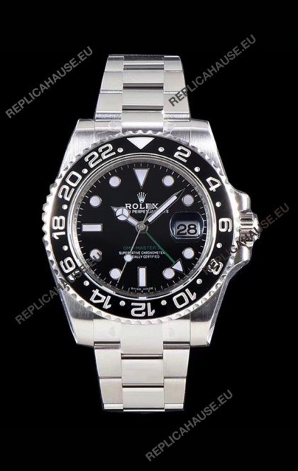 Rolex GMT Master II 116710LN Ceramic Bezel Cal.3186 Movement Swiss Replica - Ultimate 904L Steel Watch
