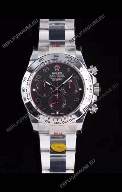Rolex Daytona 116509 White Gold Original Cal.4130 Movement - 1:1 Mirror 904L Steel Watch