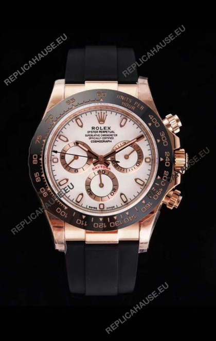 Rolex Daytona 116515LN Everose Gold Original Cal.4130 Movement - 1:1 Mirror 904L Steel Watch