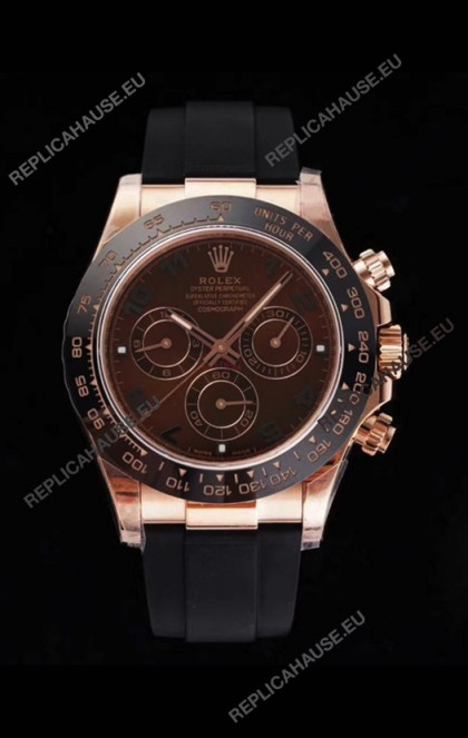 Rolex Daytona 116515LN Everose Cerachrom Original Cal.4130 Movement - 1:1 Mirror 904L Steel Watch