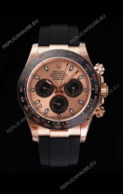 Rolex Daytona 116515LN Everose Gold Original Cal.4130 Movement - 1:1 Mirror 904L Steel Watch
