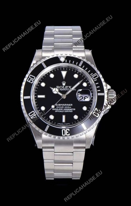 Rolex Submariner Classic Edition Swiss Replica Watch 904L Steel Casing - 1:1 Mirror Replica