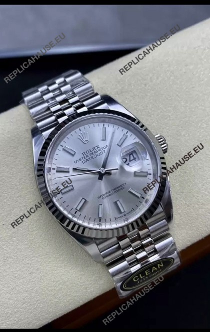 Rolex Datejust Cal.3235 Movement 1:1 Mirror Replica 904L Steel 36MM - Steel Dial