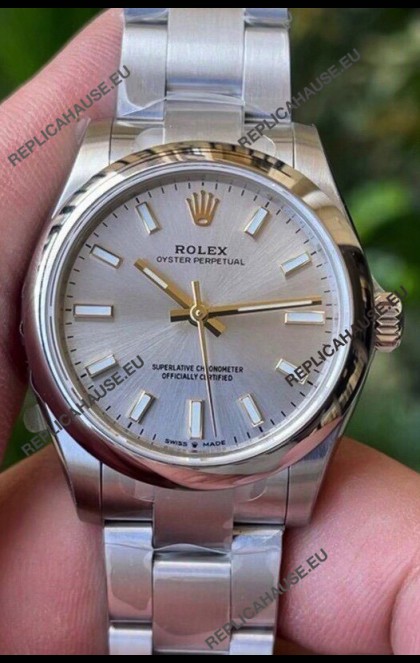 Rolex Oyster Perpetual REF#277200 31MM Swiss Movement Swiss Replica Steel Dial 904L Steel 1:1 Mirror Replica Watch