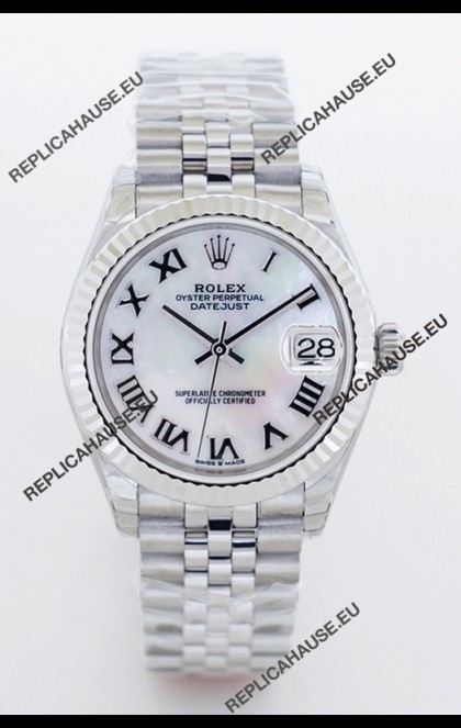 Rolex Datejust M126234 36MM ETA2836 White Mother of Pearl Dial - Roman Numerals 