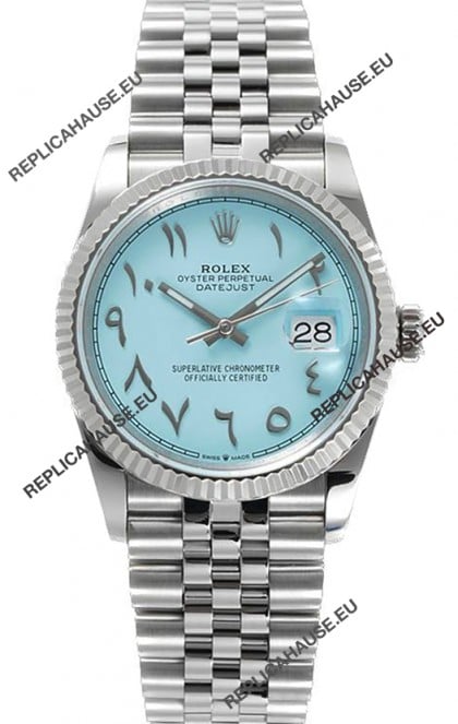Rolex Datejust M126234 36MM ETA3235 Tiffany Blue Dial - 904L Steel Casing 
