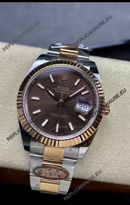 Rolex Datejust 126331 41MM ETA 3235 Swiss 1:1 Mirror Replica Watch in Rose Gold 904L Steel