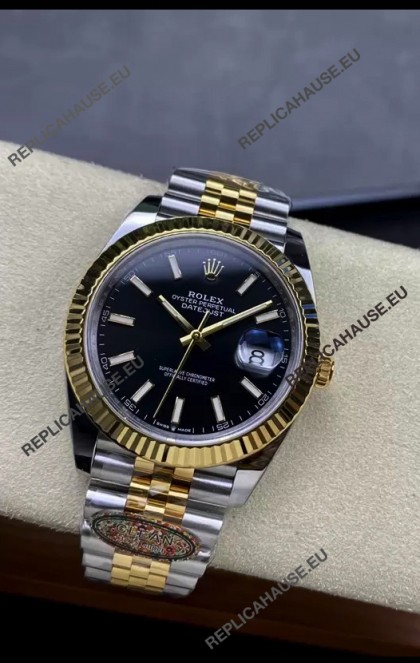 Rolex Datejust 126331 41MM ETA 3235 Swiss 1:1 Mirror Replica Watch in Yellow Gold 904L Steel 