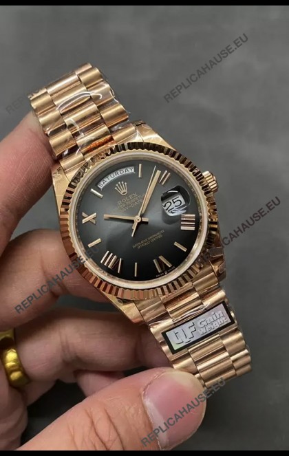 Rolex Day Date Presidential 18K Rose Gold Watch 40MM - Brown Dial 1:1 Mirror Quality