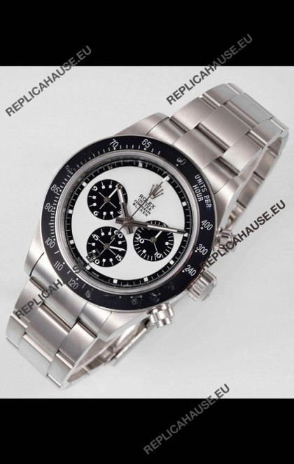 Rolex Daytona Super Clone BLAKEN Paul Newman White Dial Swiss Replica Watch - 4130 Movement