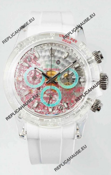 Rolex Daytona AET Remould XMAS Sapphires Casing 1:1 Swiss Replica Watch 