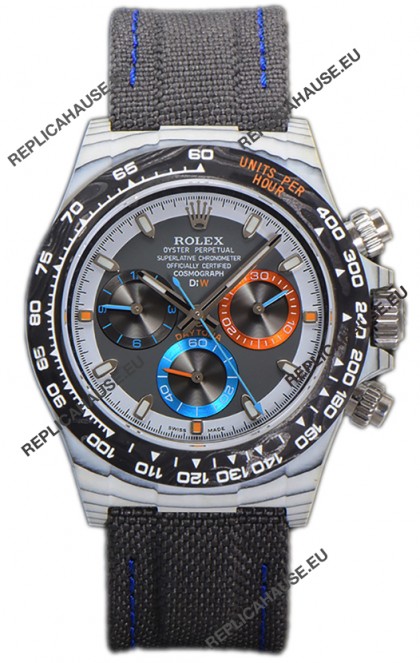 Rolex Cosmograph Daytona DiW Edition White Carbon Fiber Watch - Cal.4130 Movement
