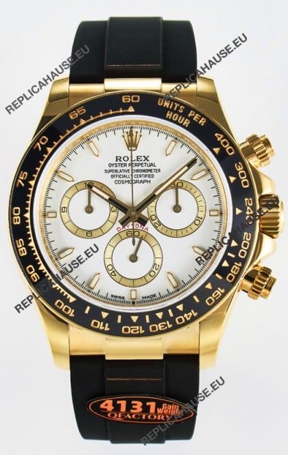 Rolex Cosmograph Daytona M126518 Yellow Gold White Dial Original Cal.4131 Movement