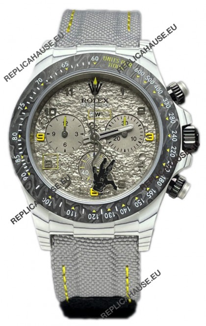 Rolex Cosmograph Daytona DiW Space Mission Carbon Fiber Watch Cal.4130 Movement