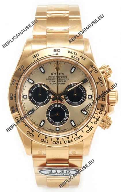 Rolex Cosmograph Daytona M116508 Yellow Gold Casing and Gold Dial Original Cal.4131 Movement
