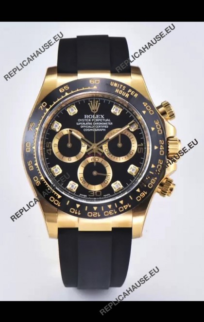 Rolex Cosmograph Daytona M116518LN Yellow Gold Original Cal.4130 Movement - 904L Steel Watch