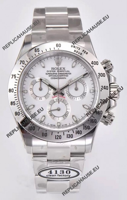 Rolex Cosmograph Daytona M116520-78590 Original Cal.4130 Movement - 904L Steel Watch