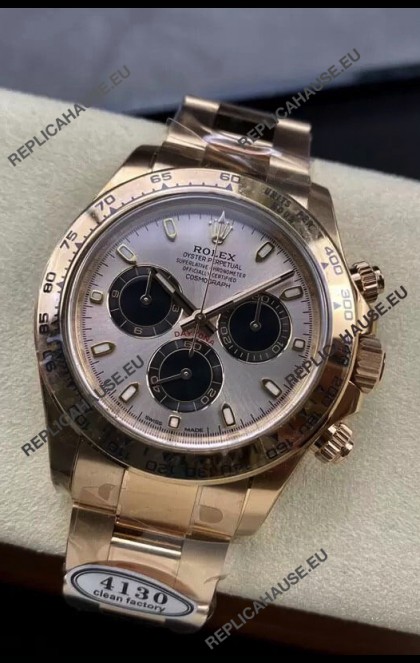 Rolex Cosmograph Daytona M116505-0016 Rose Gold Original Cal.4130 Movement - 904L Steel Watch