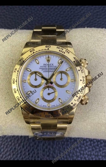 Rolex Cosmograph Daytona M116508-0001 Yellow Gold Original Cal.4130 Movement - 904L Steel Watch