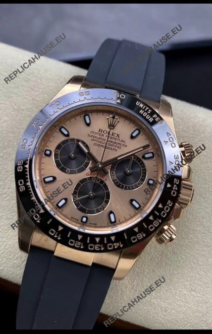 Rolex Cosmograph Daytona M116515LN-0018 Rose Gold Original Cal.4130 Movement - 904L Steel Watch