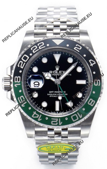 Rolex GMT Masters II 126720VTNR Cal.3285 72 Hours Power Jubilee Strap Swiss Replica 904L Steel 