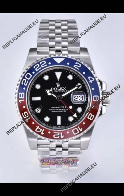 Rolex GMT Masters II m126710BLRO PEPSI Cal.3285 Movement Swiss Replica - Ultimate 904L Steel Watch
