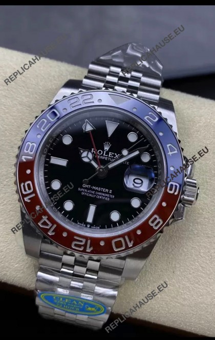 Rolex GMT Masters II m126710BLRO PEPSI Cal.3285 Movement Swiss Replica - Ultimate 904L Steel Watch