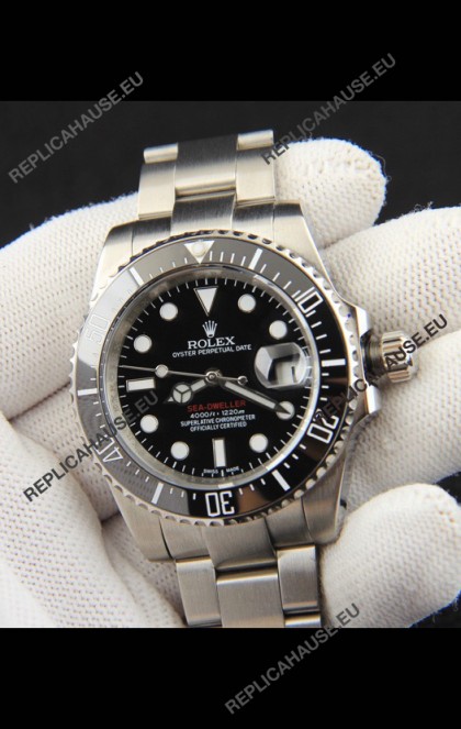 Rolex Sea Dweller Japanese Movement Replica Watch Black Dial 43MM