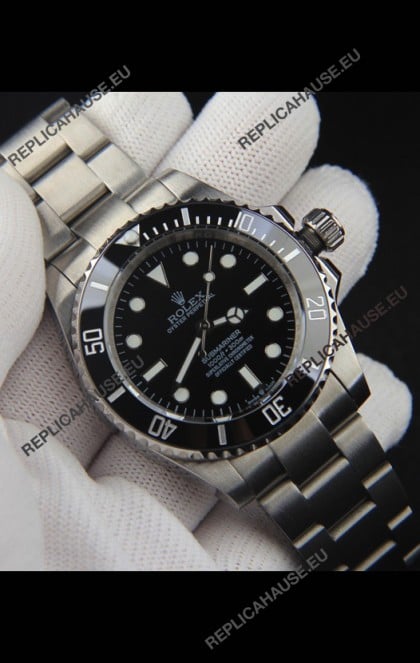 Rolex Submariner No-Date Japanese Replica Watch 904L Steel Black Dial