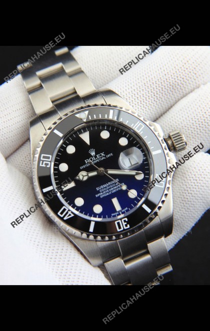 Rolex Submariner Japanese Replica Watch 904L Steel Gadient Dial Watch 