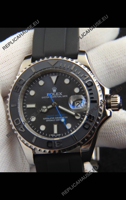 Rolex Yachtmaster Stainless Steel Japanese Replica Watch - 40MM Grey Dial