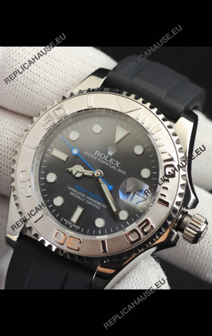 Rolex Yachtmaster Stainless Steel Japanese Replica Watch - 40MM Grey Dial