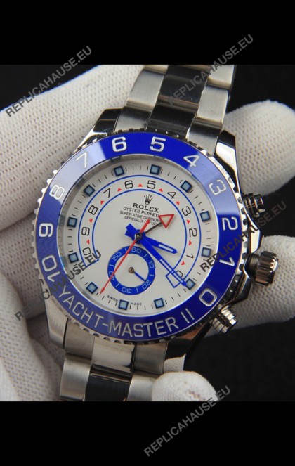 Rolex Yachtmater II Japanese Movement Replica Watch 44M Stainless Steel 