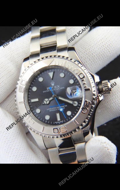 Rolex Yachtmaster Stainless Steel Japanese Replica Watch - 40MM - Grey Dial 