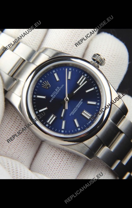 Rolex Oyster Perpetual Japanese Movement Replica Watch 36MM - Blue Dial