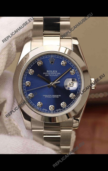 Rolex Datejust 41MM Cal.3135 Movement Swiss Replica Watch in 904L Steel Two Tone Grey Dial